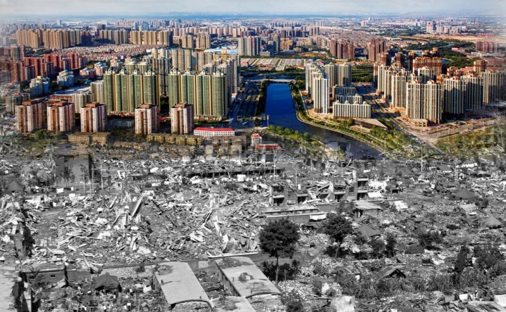 Terremoto en Tangshan, China