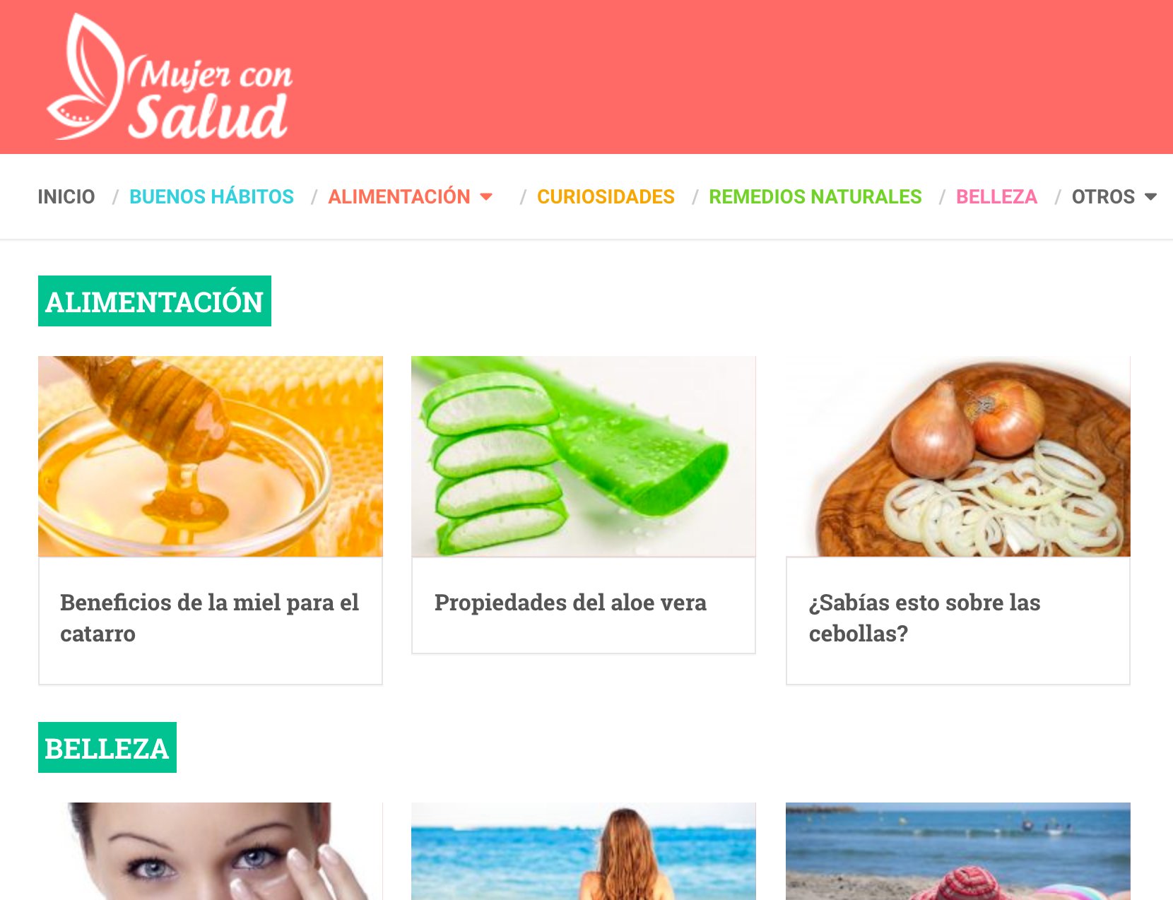 Mujer con salud