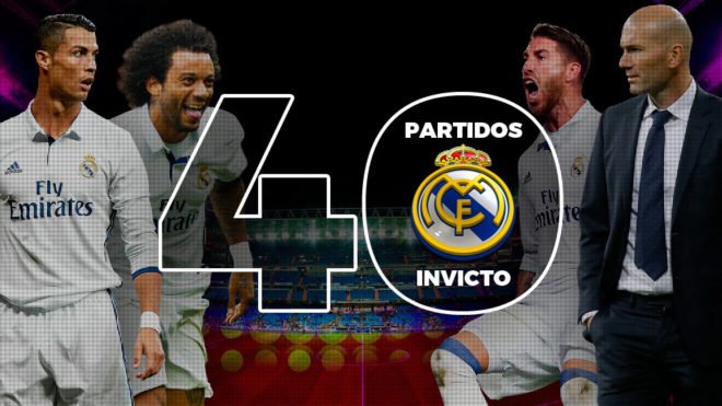 Real Madrid 40 partidos invicto