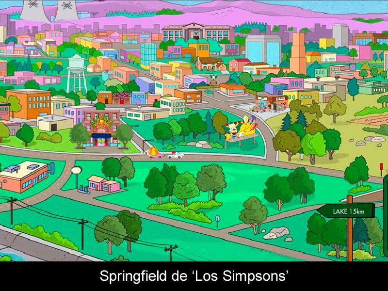 Las ciudades de las series más famosas: Springfield