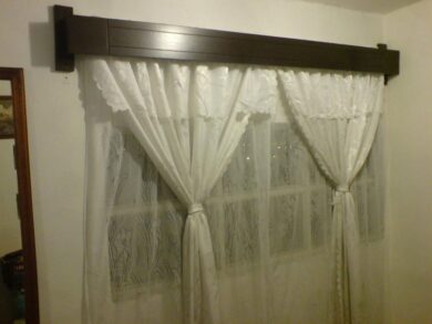Cómo hacer una cortina para galerías